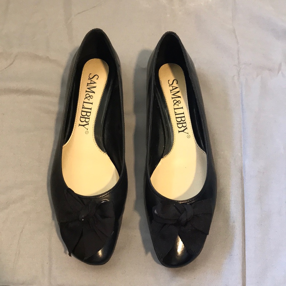 Sam & Libby Black Flats
